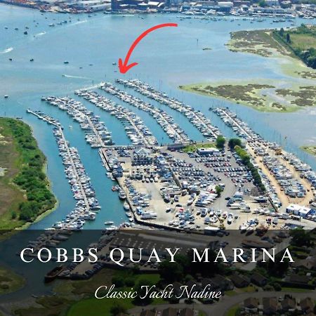 Classic Yacht Nadine In Poole Harbour, Dorset, With A Hot Tub Jacuzzi المظهر الخارجي الصورة